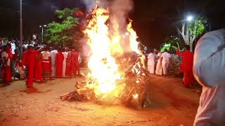 fire walking ගිනි පෑගීම Ruhunu Maha Kataragama Dewalaya [upl. by Adihahs]