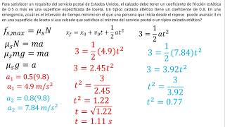 Física  Fuerza de fricción  Ejemplo 3 [upl. by Froemming]