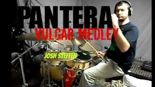 PANTERA  Vulgar Medley  drum cover [upl. by Oisacin847]