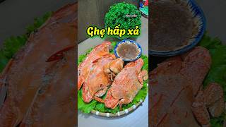 Ghẹ hấp xả cooking food monngon short [upl. by Ahseya]