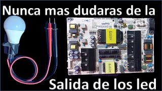 como se hace HERRAMIENTA CASERA probador para salida led de tv con foco led modificado [upl. by Kryska642]