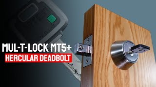 MULTLOCK MT5 Hercular Deadbolt  How to Secure a House From Burglars [upl. by Drofkcor]