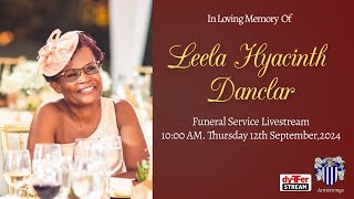 Leela Hyacinth Danclar Funeral Service Livestream [upl. by Alda]