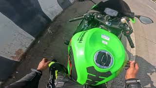 Kawasaki Ninja Zx6r 2024  Top speed  brutal acceleration  zx6r [upl. by Witcher]