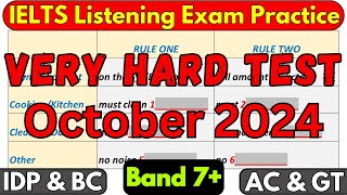 DIFFICULT IELTS LISTENING TEST 10 19 amp 26 OCTOBER 2024 WITH ANSWERS  IELTS  IDP amp BC [upl. by Airekat]