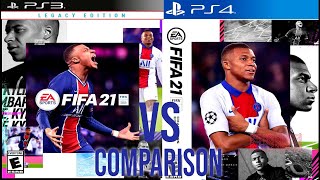 FIFA 21 PS3 Vs PS4 [upl. by Cormier]