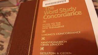 Book Gone Now Hebrew Greek Keyword Study Bible and Strongs Concordance Help  Nov 1st 2017 [upl. by Nerraj]