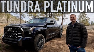 2022 Toyota Tundra Platinum Review [upl. by Ecyar]