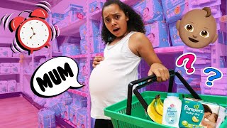 24 HOURS BEING PREGNANT PRANK  Challenge [upl. by Esma808]