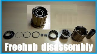 Freehub cassette disassembly bike Shimano [upl. by Deegan]