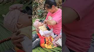 breastfeeding mom vlog baby breastfeeding newborn foryou trending cutebaby shorts [upl. by Einatsed]