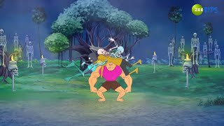 Bantul Fights With The Ghost  Bangla Cartoon for Kids  Zee Kids [upl. by Smaoht867]