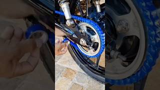 Is It Safe To Tape An Entire Chain Of Bike  Motorcycle  Motorcycle Chain Maintenance Tips shorts [upl. by Kin]