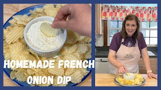 How to make the BEST homemade French Onion Dip [upl. by Cl]