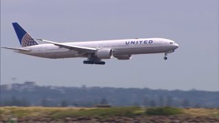 SFbound United Airlines jet returns to Australia due to maintenance issue 5th incident in a week [upl. by Nylleoj]