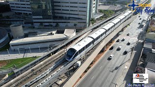 SAO PAULO MonoRail  BRAZIL  Line 15  SILVER [upl. by Alhan]