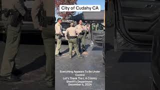 City of Cudahy CA Man With a Gun in Starbucks council mayor sheriffs losangeles crime news 1 [upl. by Bradan]