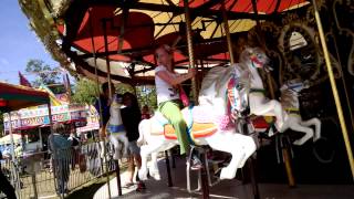 Ogemaw county fair carousel 2014 [upl. by Aleuqahs]