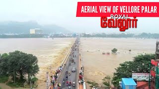 AERIAL VIEW OF VELLORE PALAR 😍  MY VELLORE  ROYALVELLORE [upl. by Hahnke]