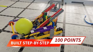 100 points  STEPBYSTEP INSTRUCTIONS VEX IQ Rapid Relay quotSuperSwishquot shooting Robot by Ben Lipper [upl. by Atteve]