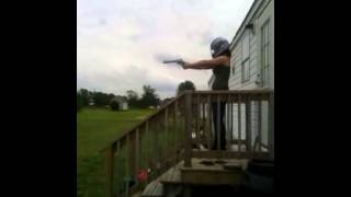 Girlfriend shoots 500 sampw with helmet on haha [upl. by Sayed]