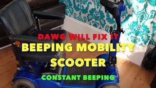 Mobility Scooter Beeping Noise [upl. by Huntlee]