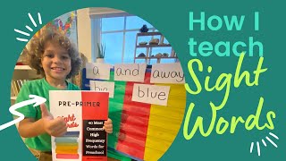 How To Teach Children Sight Words for Reading Fluency [upl. by Laira]