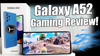 Samsung Galaxy A52 Gaming Review  Is It Good [upl. by Eillas963]