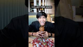 I Collect Free Sauce From Every fast food Restaurantshorts minivlog freefireshorts [upl. by Paviour]