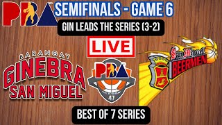 Live Barangay Ginebra San Miguel Vs San Miguel Beermen  Semifinals  Play by Play Live Scoreboard [upl. by Erlina]