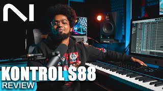 Native Instruments Kontrol S88 MK3 Review  Is it Good or Bad  Ashwin Bhaskar [upl. by Aikehs]