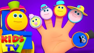 Bob The Train  Finger Family Song  Nursery Rhymes And Childrens Songs With Bob  Kids T [upl. by Anitram164]