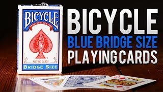 Deck Review  Bicycle Bridge Blue Size Playing Cards [upl. by Daniel]