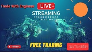 Live trading with TRADE WITH ENGINEER stock market trading [upl. by Adlai]