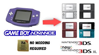 How to Play GAMEBOY ADVANCE GBA ROMs Games on 3DS2DSDSiDSL Tutorial R4Flash MethodNO Timebomb [upl. by Ycnej]