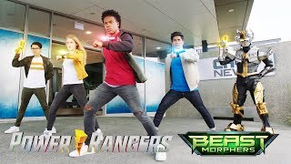 Ranger Identities  Power Rangers Beast Morphers Episode 17 Ranger Reveal  Power Rangers Official [upl. by Kceb]