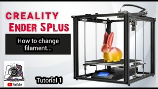 Creality Cr10 How to Change Filament  2 Different Ways Beginners Guide [upl. by Lleder]