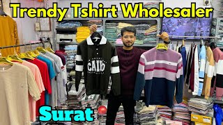 Trendy Tshirt Wholesaler In Surat  Tshirt Wholesale Market in Surat  TShirt Wholesale In Surat [upl. by Lavoie889]