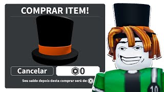 COMO PEGAR TOP HAT DE GRAÇA ROBLOX [upl. by Matias]