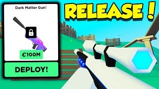 NEW ROBLOX BIG PAINTBALL RELEASE UPDATE DARK MATTER GUN [upl. by Wendeline191]