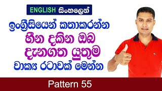 SPOKEN ENGLISH in Sinhala  Practical English Pattern for daily use [upl. by Hadden]