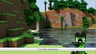 Minecraft Ultra Graphics  CGI Wallpaper Render [upl. by Tillie]