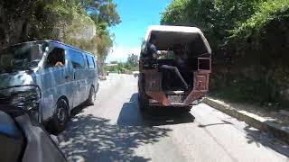 Honda NC700X cruising down Route Kenscoff Haiti [upl. by Haleak830]