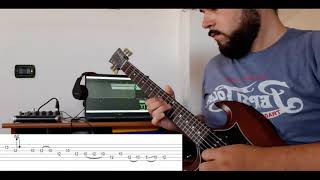 Affairs Of The Heart GUITAR SOLO SLOW  TABS  Damian quotJr Gongquot Marley [upl. by Eceryt]