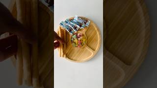 Filling HUGE platter with sweets amp chocolates 🍫 asmr relaxing sounds shorts [upl. by Nwahsear]