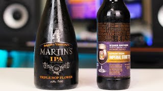 Widmer Brothers Reserve Raspberry Russian Imperial Stout и Martins IPA Обзор [upl. by Tuhn]