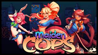 Maiden Cops  Gameplay COMPLETA do Inicio ao Fim  Novo Beat Em Up Brasileiro e Diferenciado [upl. by Sherer]