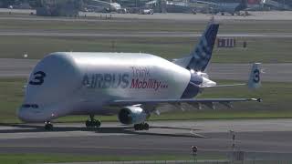 Beluga A300 600 ST Blagnac Airport 24 25 Oct 2017 [upl. by Suilenrac699]