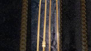 Solid Gold vs Goldplated Silver Miami Cuban Link amp Rope Chains shorts solidgold goldplated [upl. by Adnar]