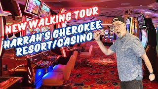 🚶‍♂️‍➡️NEW Walking Tour Harrahs Cherokee Casino casinotour walkthroughs [upl. by Akimas248]